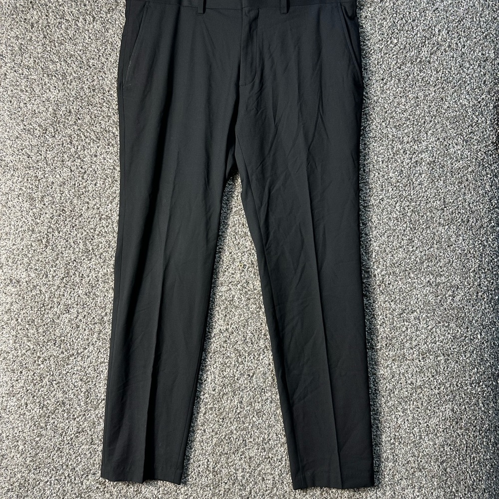 NWT men’s Haggar ultra slim fit  flat front suit pants SZ 34x30 - Picture 2 of 6